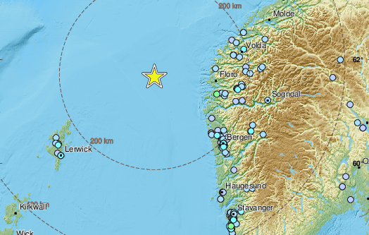 Земетресение с магнитуд 4.7 по Рихтер е било регистрирано в