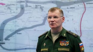 Министерството на отбраната на Русия съобщи че с ракети въздух земя