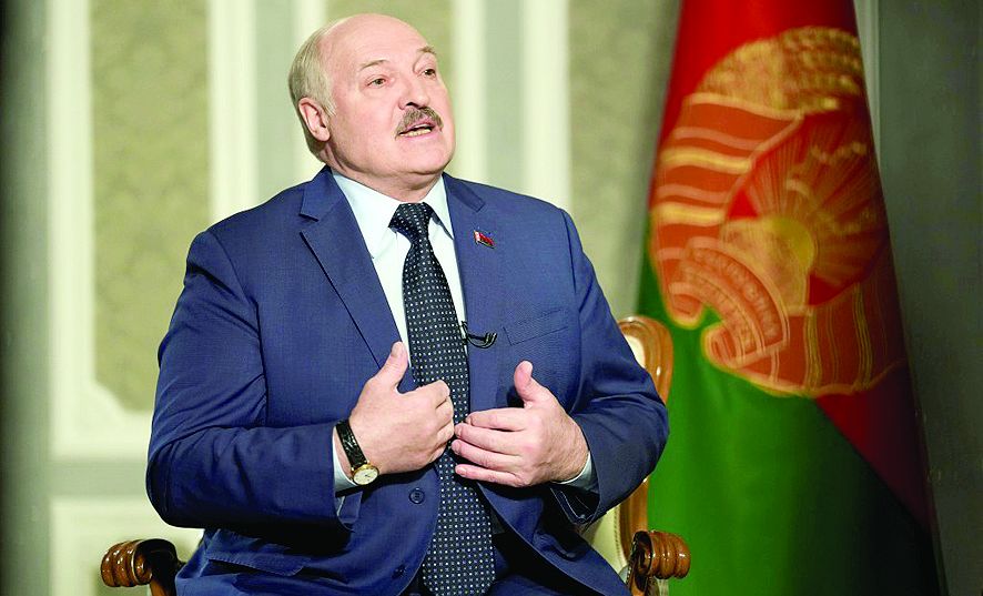 Държавните медии в Беларус публикуваха снимка на президента Александър Лукашенко,