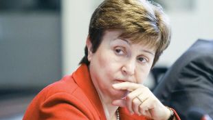 Директорът на МВФ Кристалина Георгиева е пристигнала в Киев съобщи