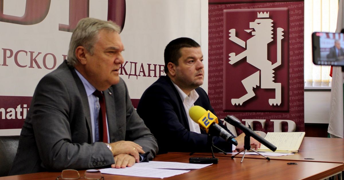Народният представител на АБВ Владимир Маринов, в качеството си на