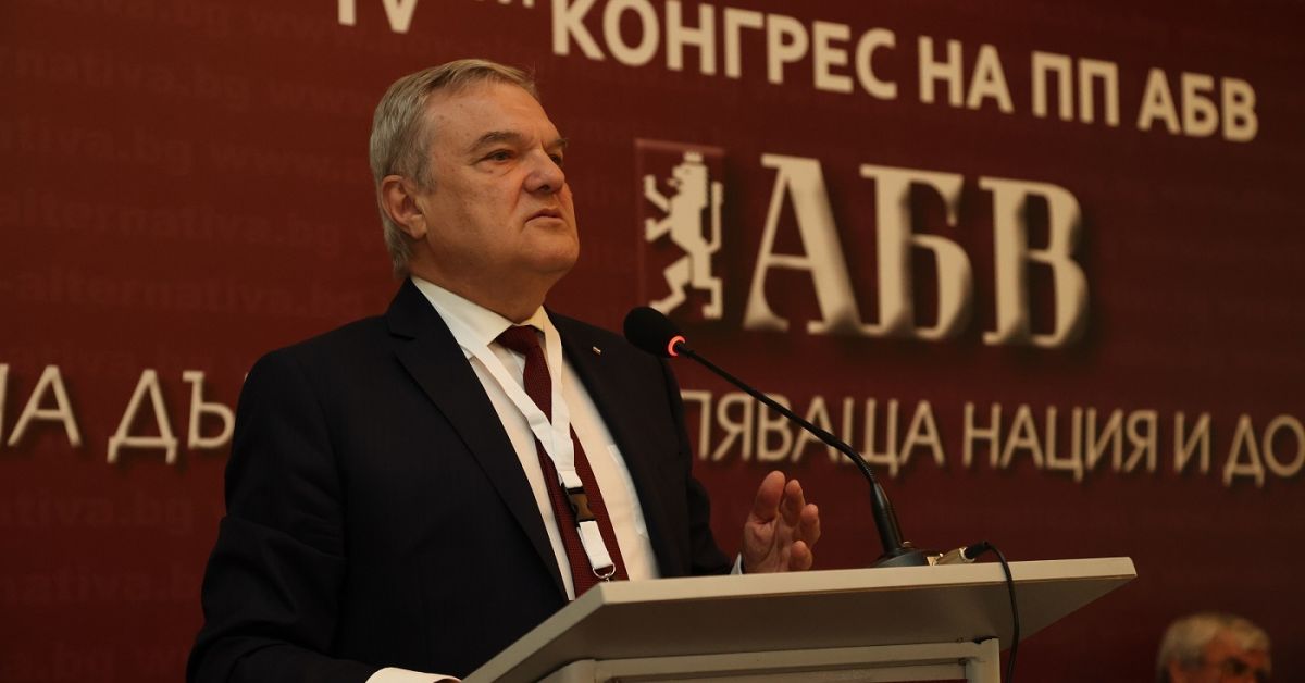 IV-тият Конгрес на ПП АБВ преизбра Румен Петков като председател