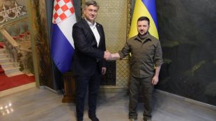 В украинската столица Киев пристигна хърватският премиер Андрей Пленкович който