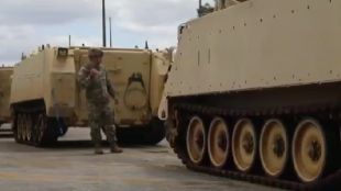 САЩ показаха видео с бронетранспортьори М113 които американските военни се