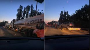 Пътен инцидент в района на Дунав мост блокира частично движението