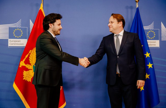 Министър-председателят на Черна гора Дритан Абазович заяви след срещата с