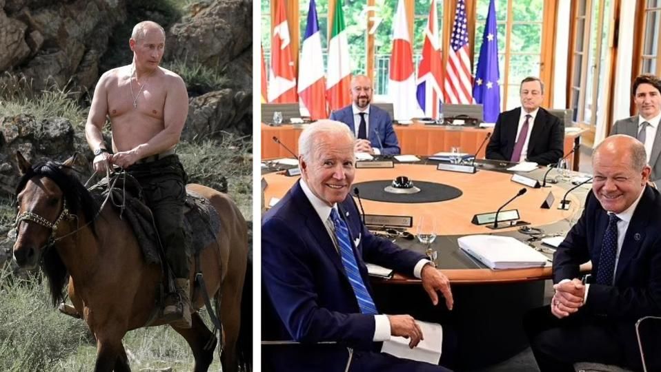 Лидерите на Г-7 се пошегуваха с руския президент Владимир Путин