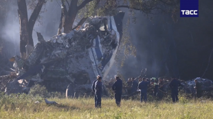 Военнотранспортен самолет Ил 76 се разби днес в руската Рязанска област