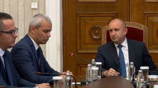 Президентът Румен Радев провежда консултации с представители на партия Възраждане Вече