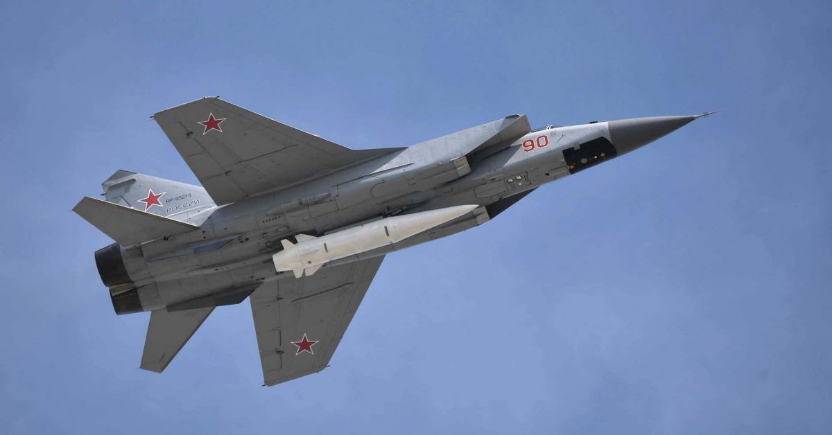 Руски изтребител МиГ-31 от състава на силите за противовъздушна отбрана