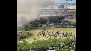 Голям пожар се разрази днес в болница в Истанбул съобщи