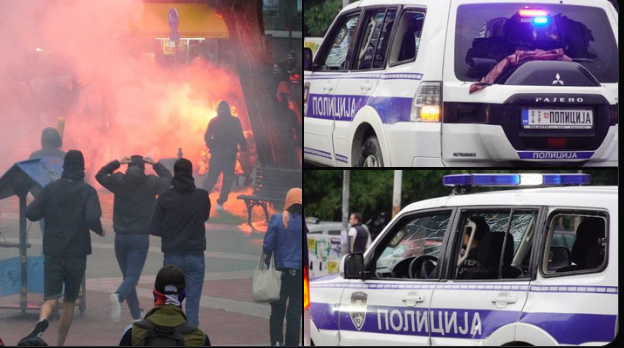 Сръбският портал Nova.rs съобщи, че техен журналист е бил ранен
