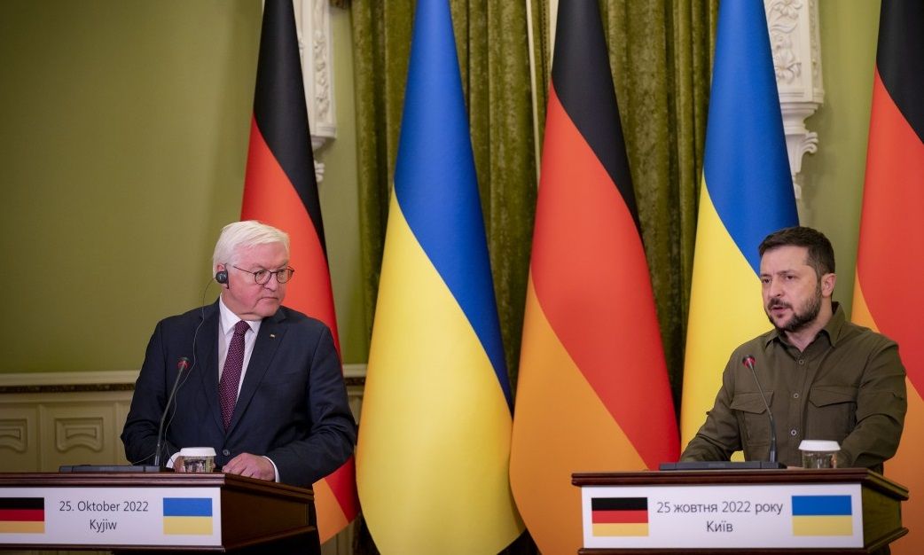 Германският президент Франк-Валтер Щайнмайер посети Украйна за първи път от