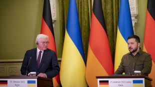Германският президент Франк Валтер Щайнмайер посети Украйна за първи път от