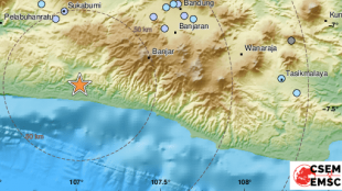 Земетресение с магнитуд 5 по Рихтер е регистрирано в индонезийската