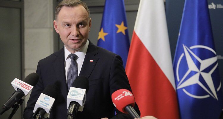 Полският президент Анджей Дуда заяви, че няма признаци инцидентът с
