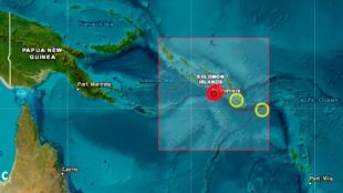 Земетресение с магнитуд 7 бе регистрирано на Соломоновите острови днес
