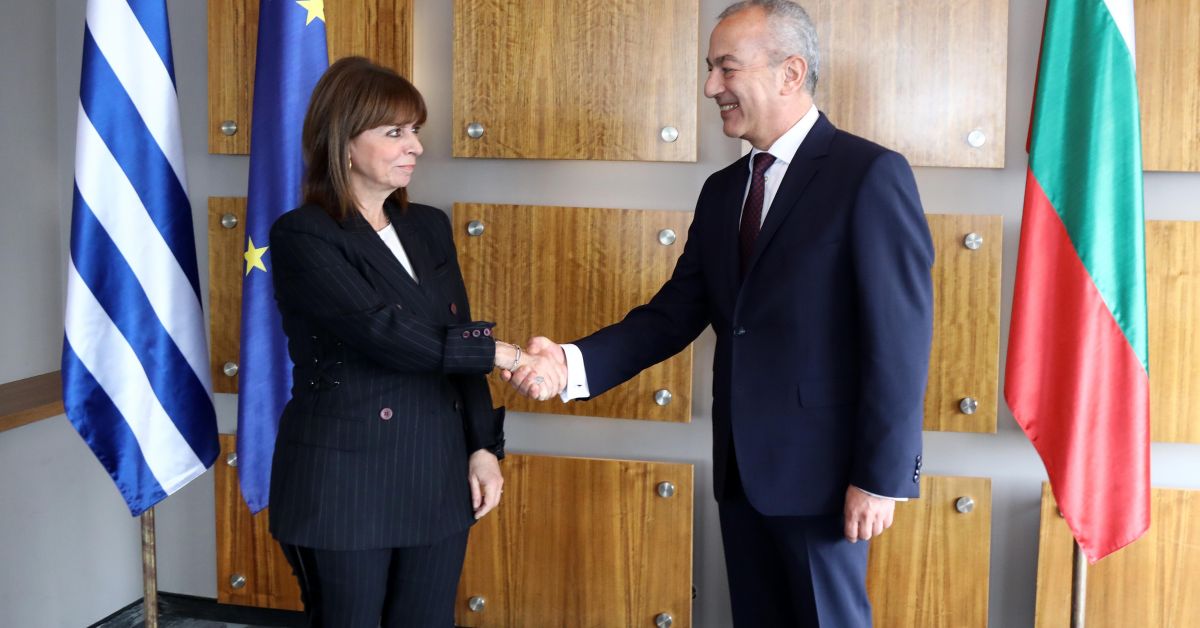Министър-председателят Гълъб Донев се срещна с президента на Република Гърция