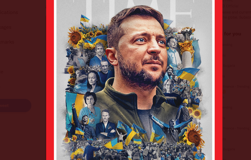 Списание Тайм избра украинския президент Володимир Зеленски за Личност на
