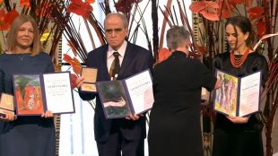 На официална церемония в Осло беше връчена тазгодишната Нобелова награда
