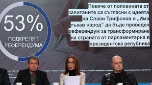 Слави Трифонов представи проучване на IpsosЗа ГЕРБ биха гласували 25 3 49