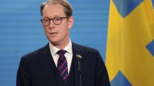 Шведският министър външните работи Тобиас Билстрьом заяви днес че продължава