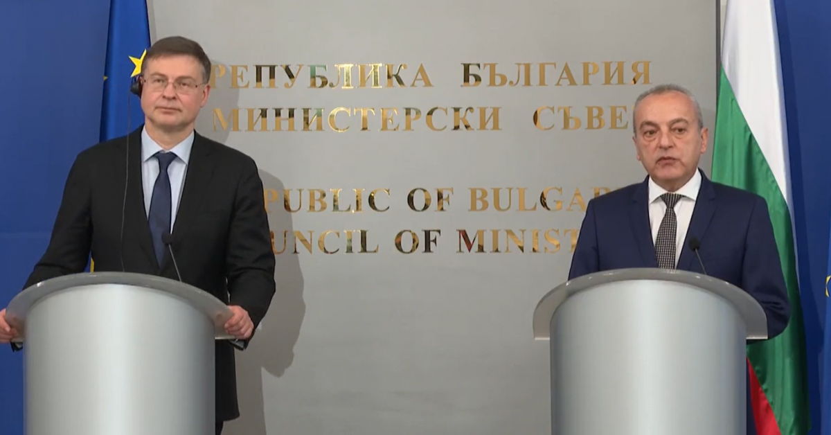 Служебният премиер Гълъб Донев проведе среща с изпълнителния заместник-председател на