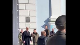 Американският президент Джо Байдън пристигна изненадващо в украинската столица Киев  BREAKING