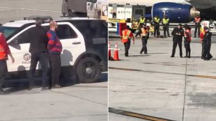 Пътник беше задържан след като отвори аварийната врата на самолет