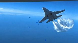Военновъздушните сили на САЩ публикуваха видеозапис запечатал моментът на вчерашния