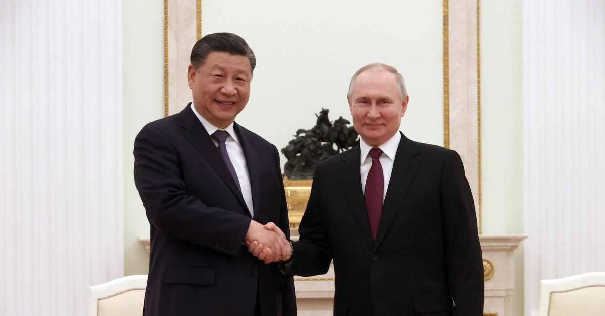 Президентът на Русия Владимир Путин и китайският му колега Си