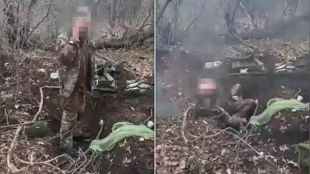 Предполагаемият видеозапис на украински военнопленник застрелян след като се провиква