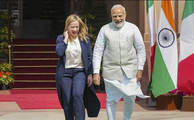 Италианската министър-председателка Джорджа Мелони каза днес, че вярва, че Индия
