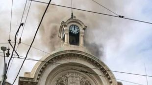 Пожар горя в Халите в София съобщи Нова ТВ позовавайки