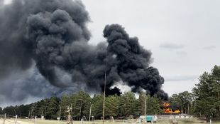 Украински дрон атакува петролен склад в руската Брянска област която
