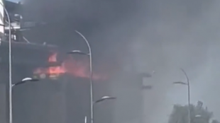 Пожар избухна в търговски център в Истанбул На мястото на