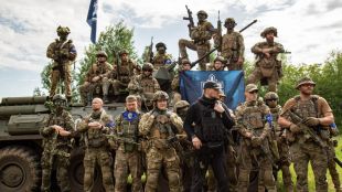 Бойците от Руския доброволчески корпус и Легион Свобода за Русия