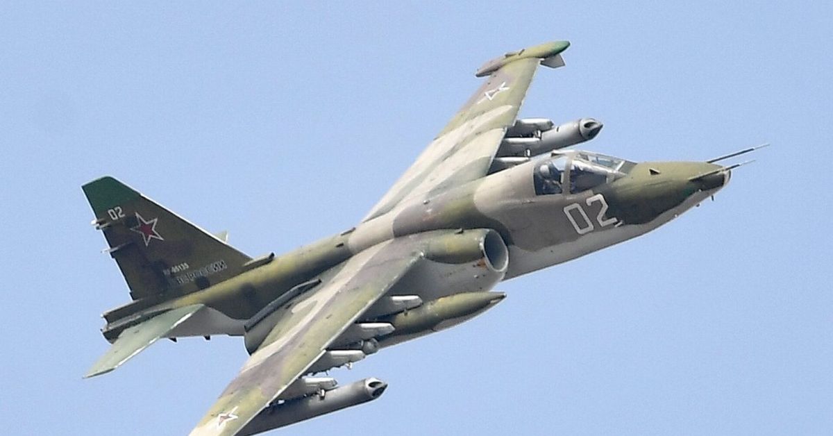 Екипажите на щурмови самолети Су-25 от ВКС на Русия унищожиха
