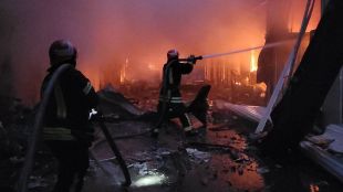 Интензивността на бойните действия край град Орехов в Запорожка област