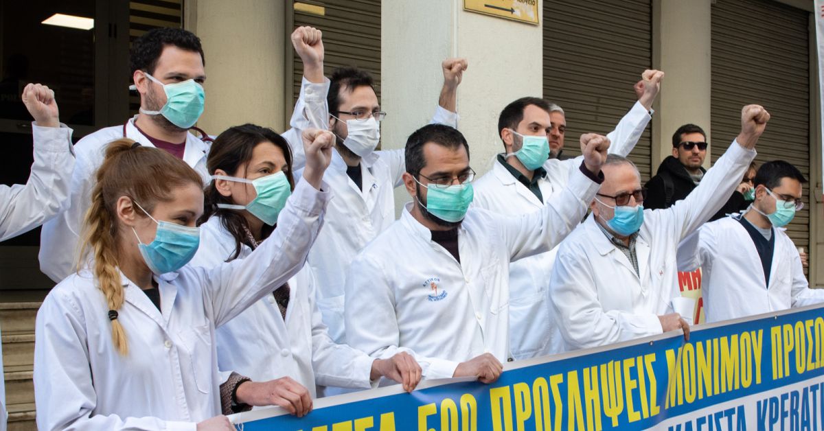 Гръцката конфедерация на работещите в държавните болници (ПОЕДИН) обяви 24-часова