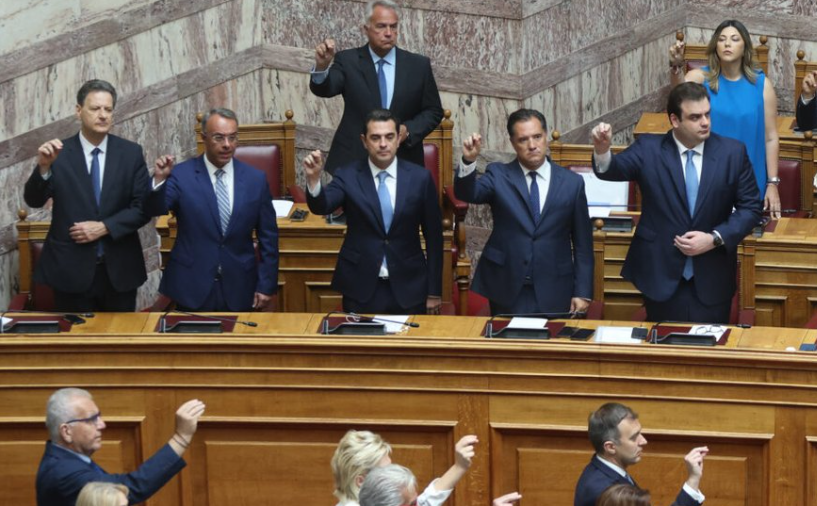 Новият парламент на Гърция положи клетва след общите избори, проведени