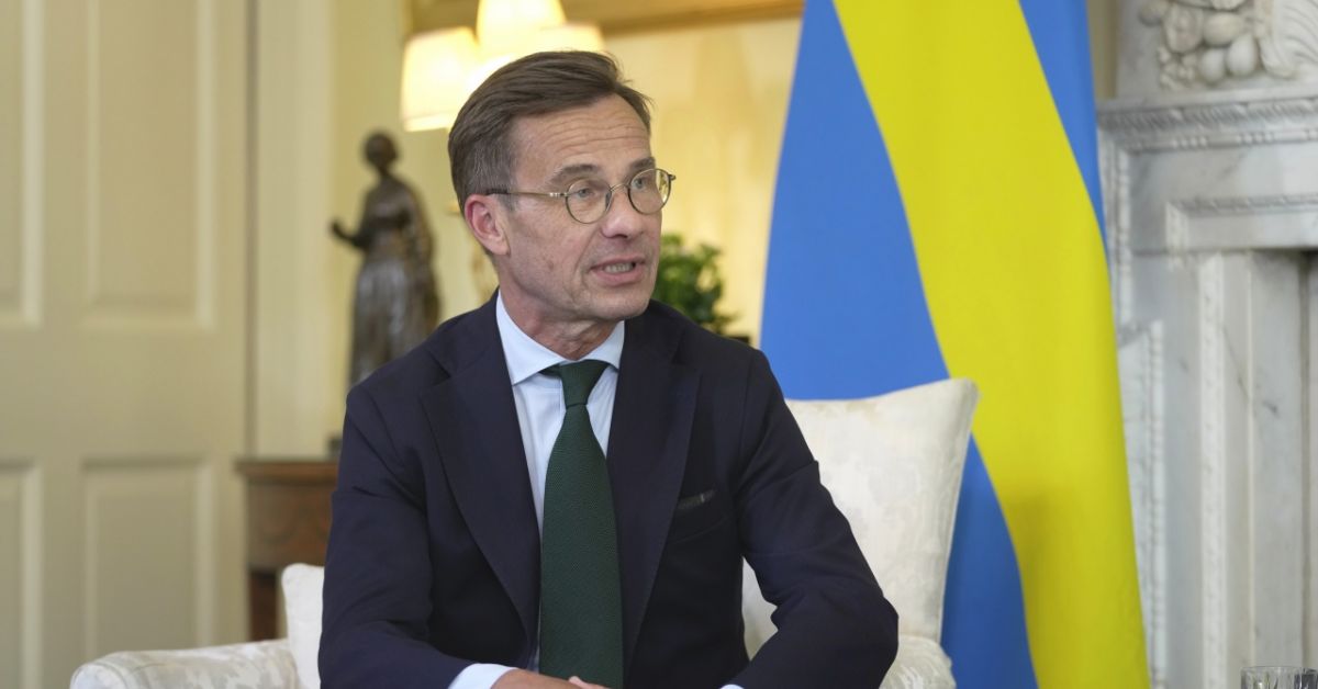 Шведският министър-председател Улф Кристершон заяви, че е готов да допусне