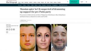 Британският Дейли телеграф съобщи че тримата българи задържани по подозрения