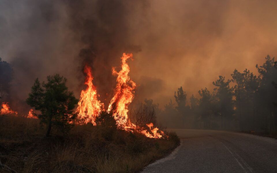 На 16-ия ден от горските пожари в Еврос първичният фронт