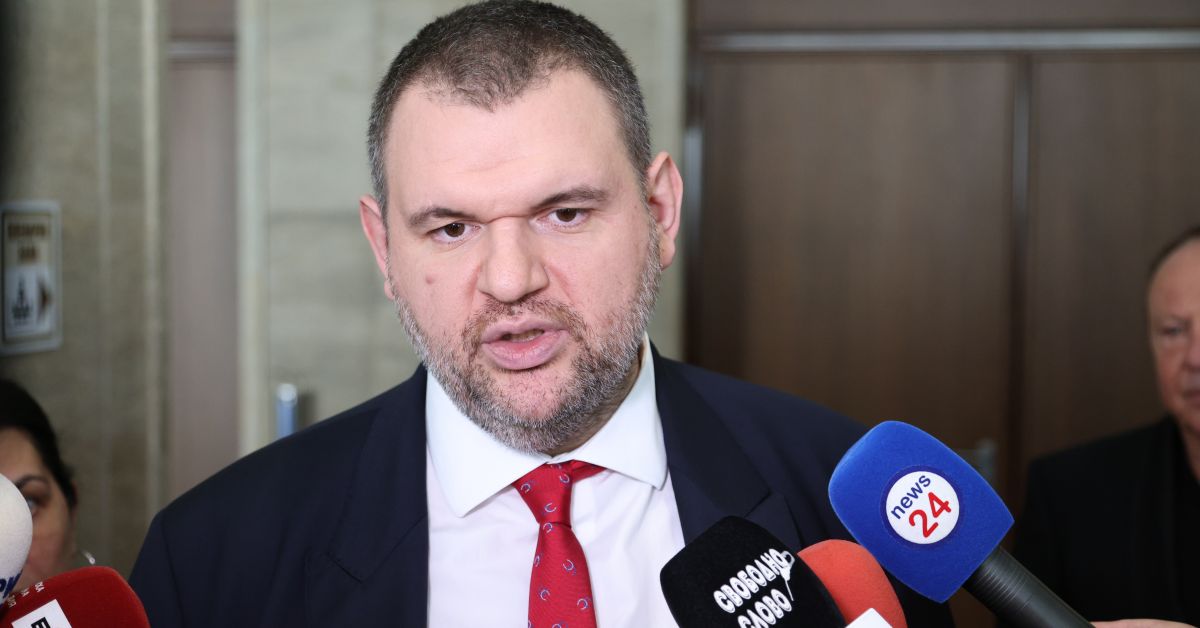 Председателят на ПГ на ДПС Делян Пеевски коментира изказването на