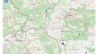 Две земетресения са регистрирани на територията на Благоевградска област съобщават