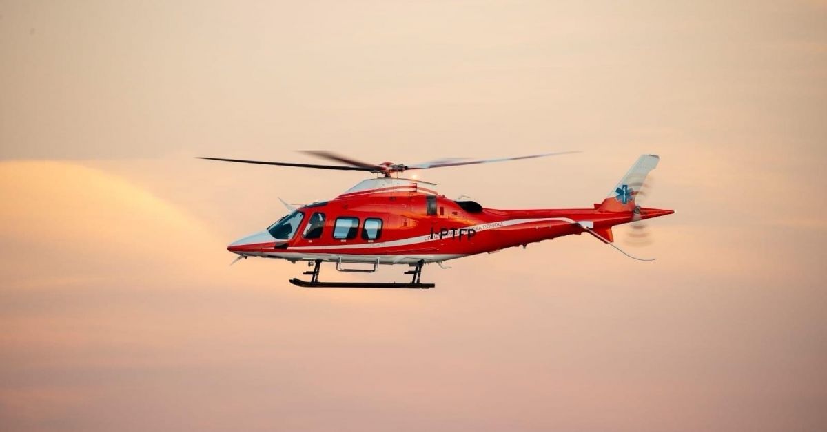 Хеликоптерът за спешна медицинска помощ по въздух ще изпълни първия