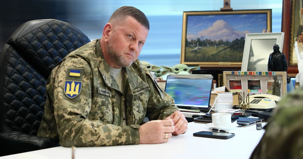 Главнокомандващият въоръжените сили на Украйна (ВСУ) генерал Валери Залужни в