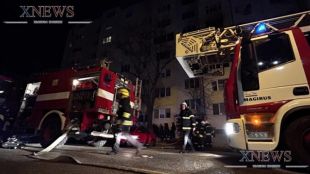 Девет души са обгазени при пожара в блок в хасковския