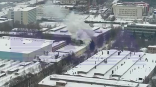 Пожар е пламнал в завода за МиГ в Москва съобщава
